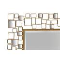 Espejo Rectangular Marco Metal Dorado Serie Akiane