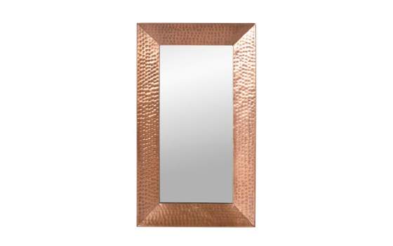 Espejo Rectangular Metal Laminado Cobre Serie Ariane
