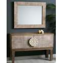 Espejo Rectangular Rustico Oriental Serie Dakarai
