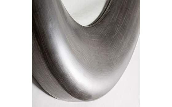 Espejo Redondo 140 Marco Marron Patinado Serie Almesso