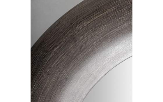 Espejo Redondo 140 Marco Marron Patinado Serie Almesso