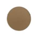 Espejo Redondo Madera 80 cm Color Beige - Serie Abrey
