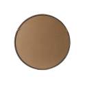 Espejo Redondo Madera 80 cm Color Nogal - Serie Abrey