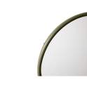 Espejo Redondo Madera 80 cm Color Verde - Serie Abrey