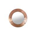 Espejo Redondo Metal Laminado Cobre Serie Ariane