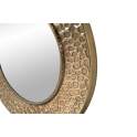 Espejo Redondo Metal Laminado Oro Serie Ariane