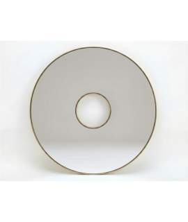 Espejo Redondo Moderno Orificio Central 60 cm - Serie Amort