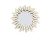Espejo Redondo Ovalos Metal Beige 82 cm - Serie Aqua