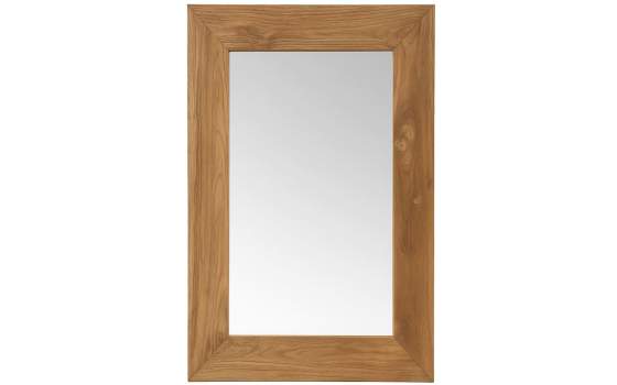 Espejo Rustico Madera de Teca Reciclada Serie Ayaral