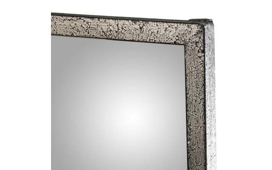 Espejo Ventana Cuadrado Metalico Negro Plata  Serie Draison