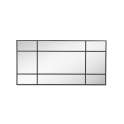 Espejo Ventana Grande 100 X 200  Metal Negro Darostes