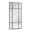 Espejo Ventana Grande 100 X 200  Metal Negro Darostes