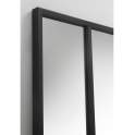 Espejo Ventana Grande 100 X 200  Metal Negro Darostes
