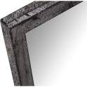 Espejo Ventana Grande Vertical Metalico Negro Plata Draison