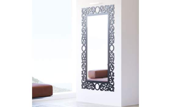 Espejo Vestidor Alto Diseño Moderno Chapa Acero Decorada Aynsa