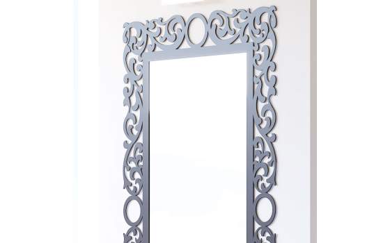 Espejo Vestidor Alto Diseño Moderno Chapa Acero Decorada Aynsa