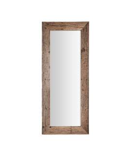 Espejo Vestidor Alto Marco de Madera Rustica Reciclada Serie Sam
