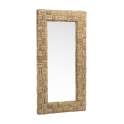 Espejo Vestidor Alto Tejido Artesanal Serie Abaca