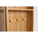Espejo Vestidor con Estantes Madera Natural Serie Mirijan