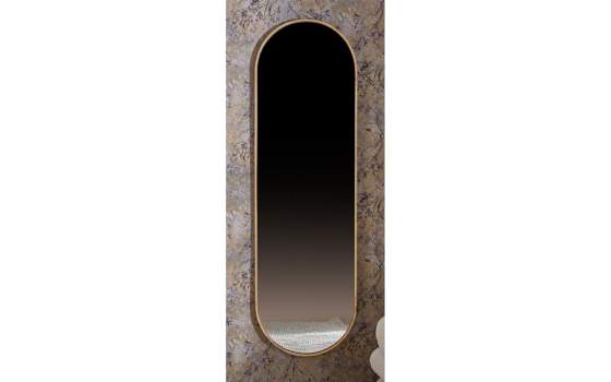 Espejo Vestidor Diseño Redondeado Marco Madera Serie Ajelos