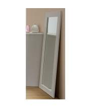 Espejo Vestidor Pino Macizo Blanco Serie Dantany