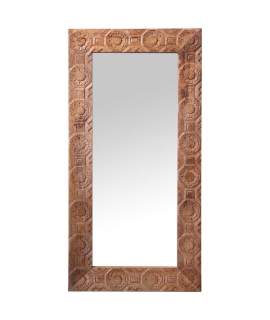 Espejo Vestidor Rustico Tallado  Etnico Serie Adelfo