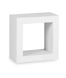 Estante Cubo Pared Blanco Serie Everest