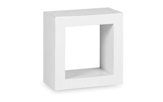 Estante Cubo Pared Blanco Serie Everest
