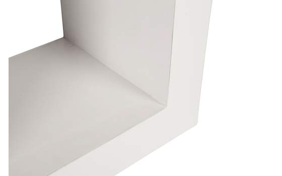 Estante Cubo Pared Blanco Serie Everest