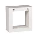 Estante Cubo Pared Blanco Serie Everest