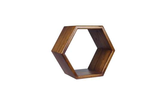 Estante Pared Hexagonal Colonial Serie Artict