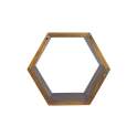 Estante Pared Hexagonal Colonial Serie Artict