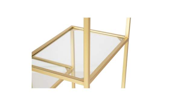 Estantería de 60 Moderna 7 Estantes Oro Cristal - Abzac