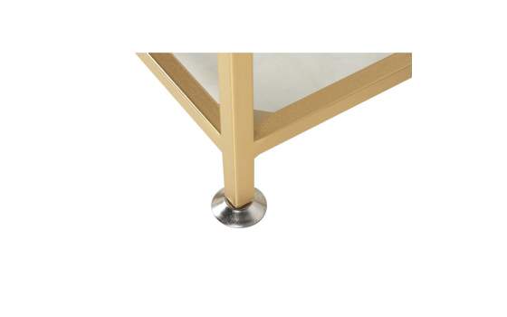 Estantería de 60 Moderna 7 Estantes Oro Cristal - Abzac