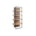 Estanteria 4 Balda Madera Reciclada y Metal Rustica Venatici