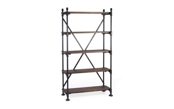 Estanteria 5 Baldas Estilo Rustico Industrial Vintage Serie Pipa