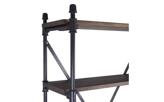 Estanteria 5 Baldas Estilo Rustico Industrial Vintage Serie Pipa