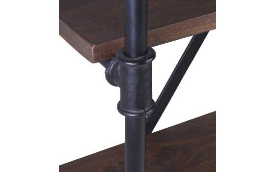 Estanteria 5 Baldas Estilo Rustico Industrial Vintage Serie Pipa