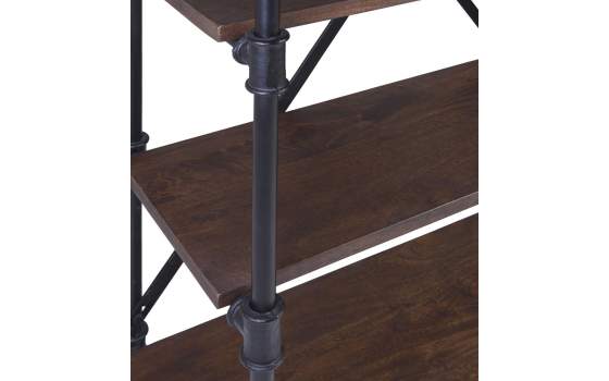 Estanteria 5 Baldas Estilo Rustico Industrial Vintage Serie Pipa