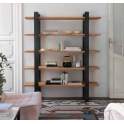 Estanteria 5 Baldas Forja y Madera Estilo industrial Virginia
