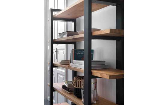 Estanteria 5 Baldas Forja y Madera Estilo industrial Virginia