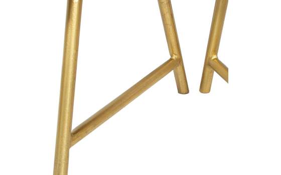 Estanteria Actual Acero Dorado Baldas Madera Serie Agosg