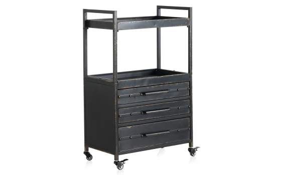Estanteria Cajonera Industrial Auxiliar Acero Serie Abyberg