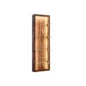 Estanteria Colgante Vertical  Rustica Acacia y Led Analde