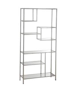 Estanteria de Acero Plata Vieja Estilo Actual Serie Binda