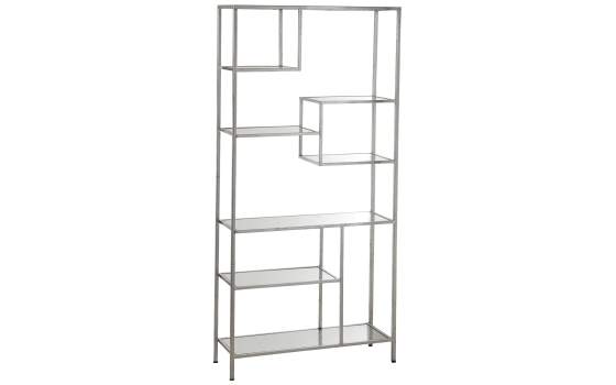 Estanteria de Acero Plata Vieja Estilo Actual Serie Binda