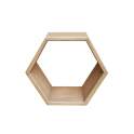 Estanteria de Pared Hexagonal Estilo Nordico Serie Scandi