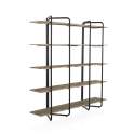 Estanteria Estilo Industrial Madera Forja Serie Ablitt