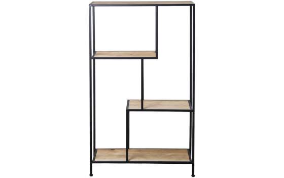 Estanteria Forja Diseño Actual Baldas Madera Serie Asauk