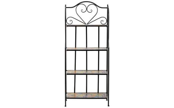 Estanteria Forja y Ceramica Colorista 4 Estantes Serie Abeck